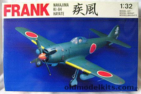Swallow Model 1/32 Nakajima Ki-84 Hayate Frank, 3203 plastic model kit